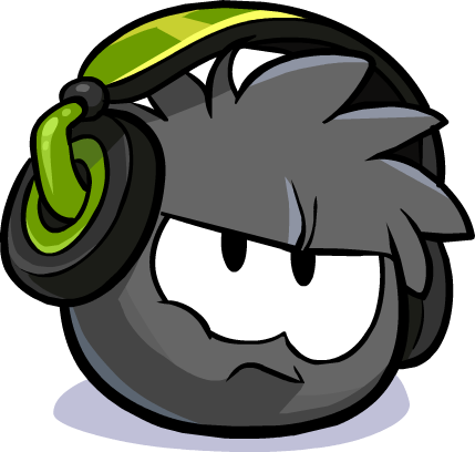 Club Penguin Puffles Black Download - Club Penguin Black Puffle (429x408)