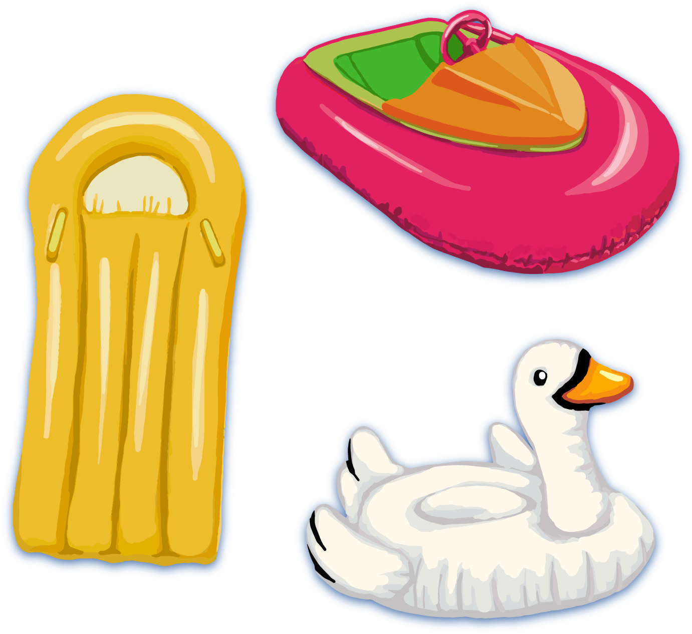 Cygnini Goose Swimming Pool Inflatable - Swan Pool Toy Vector (1500x1500)