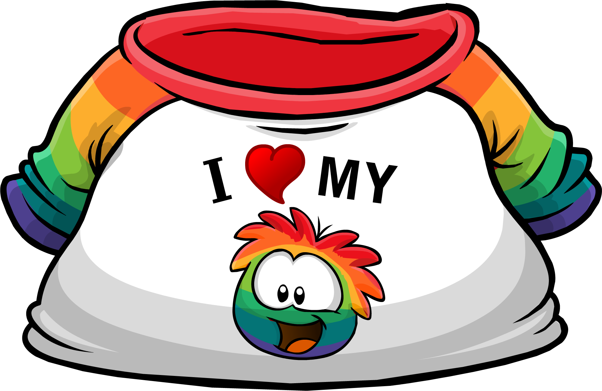 Club Penguin I Heart My Puffle (2000x1260)