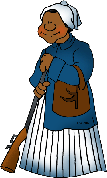 Black History Month Clip Art By Phillip Martin, Harriet - Harriet Tubman Underground Railroad Clipart (416x648)