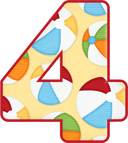 4 Pool Party - Alphabet (447x500)