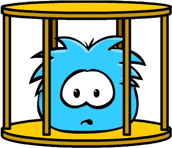 Puffle-captured - Club Penguin Concept Art (550x400)