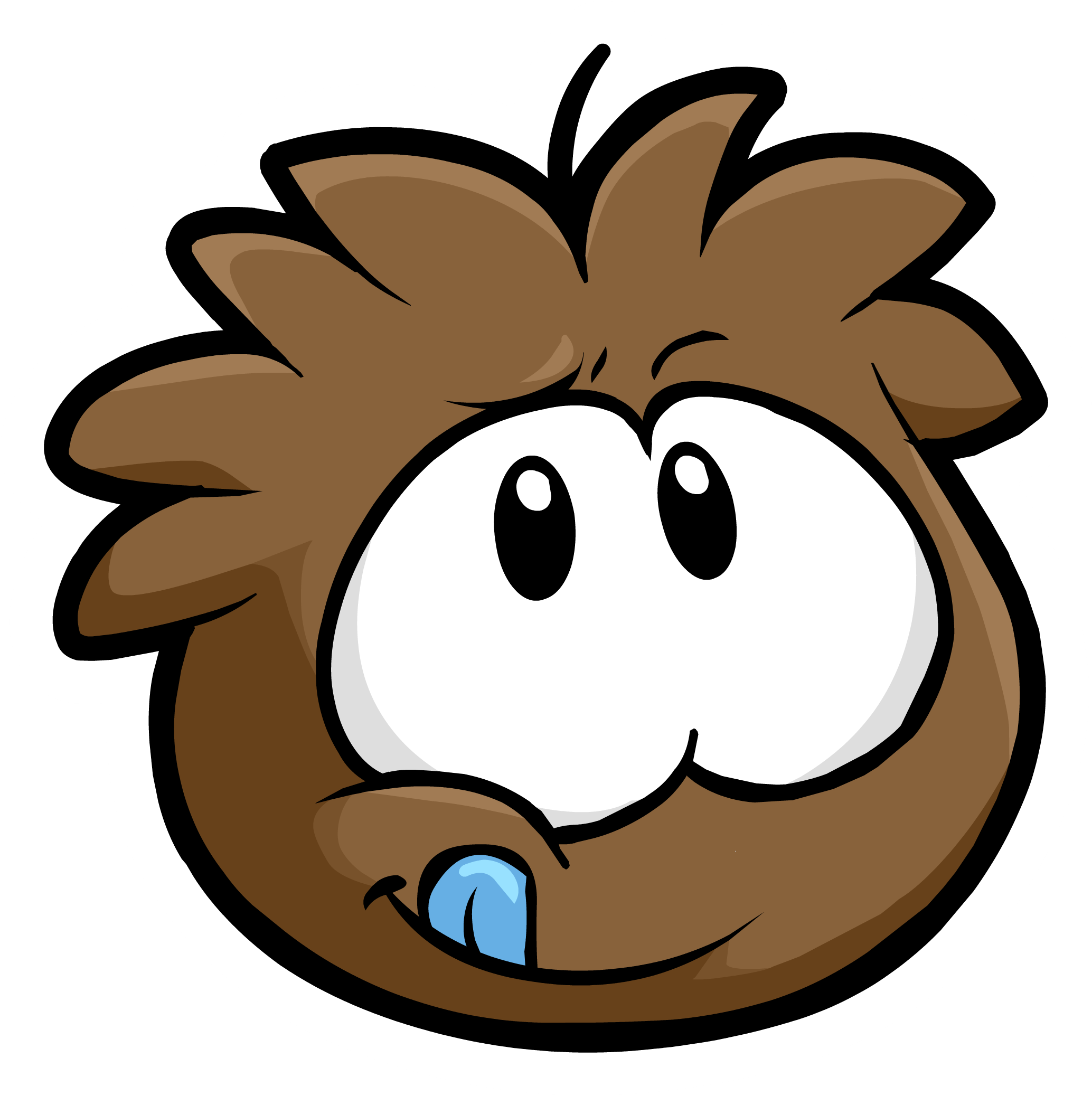Brown Puffle Pin Icon - Brown Puffle Pin Icon (2068x2076)