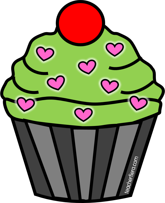 Cupcake Clipart November - Cupcake Clipart November (689x846)