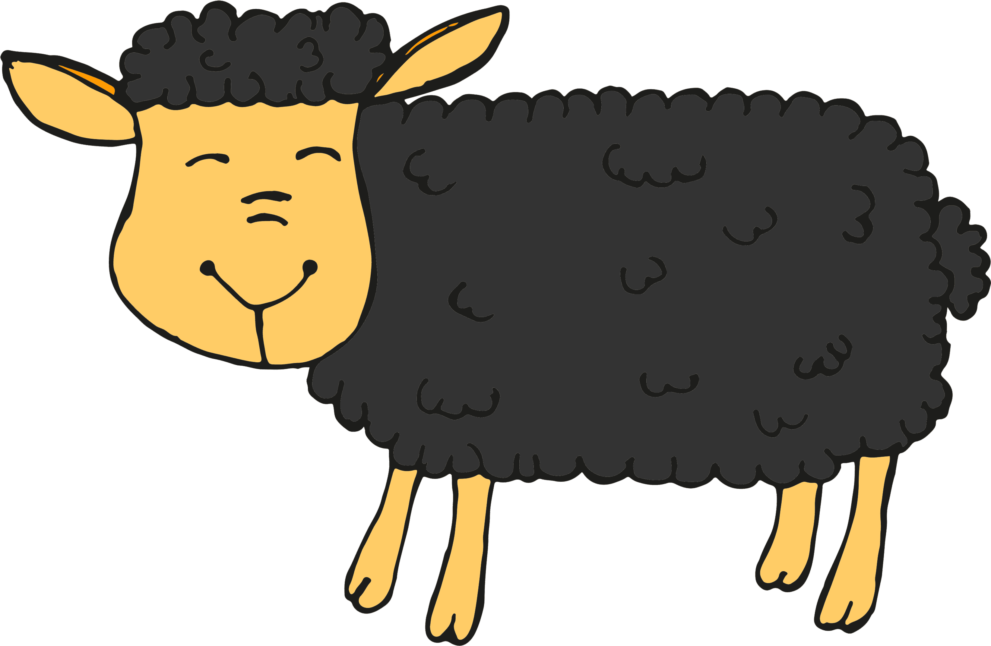 Schaf Clipart - Tiere Clipart (3508x2480)