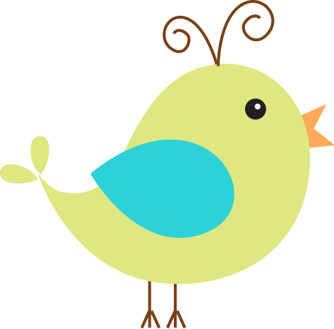 Pássaros Fofos, Aniversário Jardim, Desenhos De Passaros, - Bird Clipart (488x480)