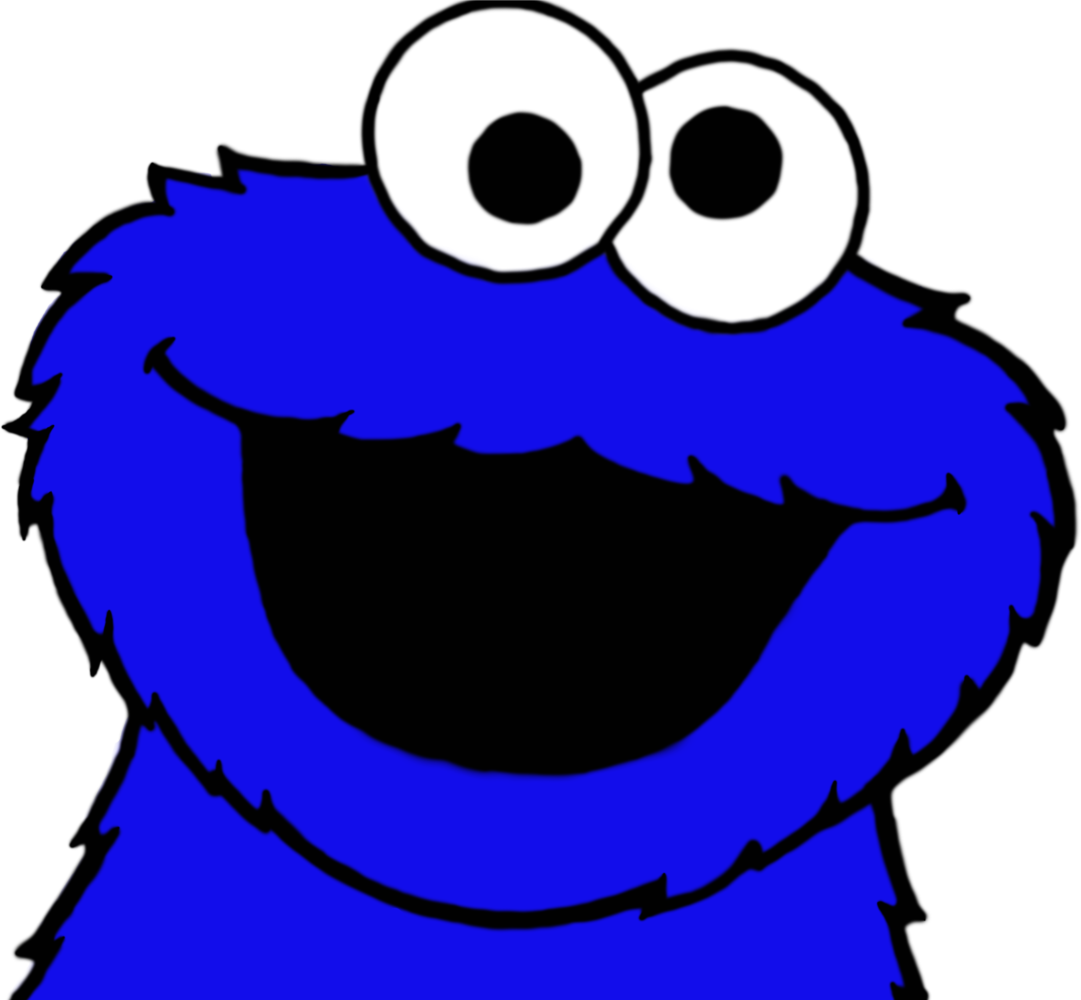 Cookie Monster By Plzexplode Cookie Monster By Plzexplode - Cookie Monster Clipart (4961x3508)