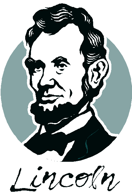 President's Day - Abraham Lincoln Clip Art (433x632)