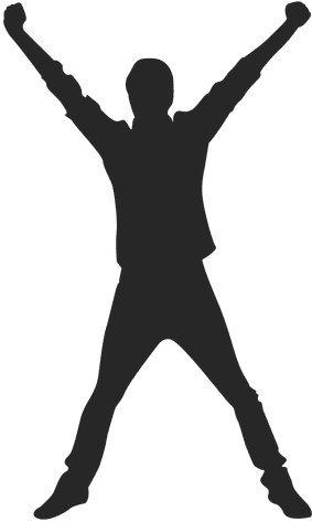 Man Celebrating Success - Happiness Png (512x512)