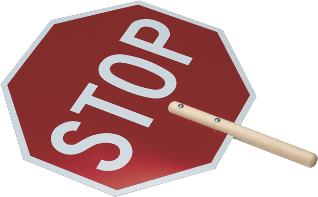Ml Kishigo Non-reflective Stop Sign - Stop And Slow Signs - Handheld - Type: Stop/stop Sign (700x421)