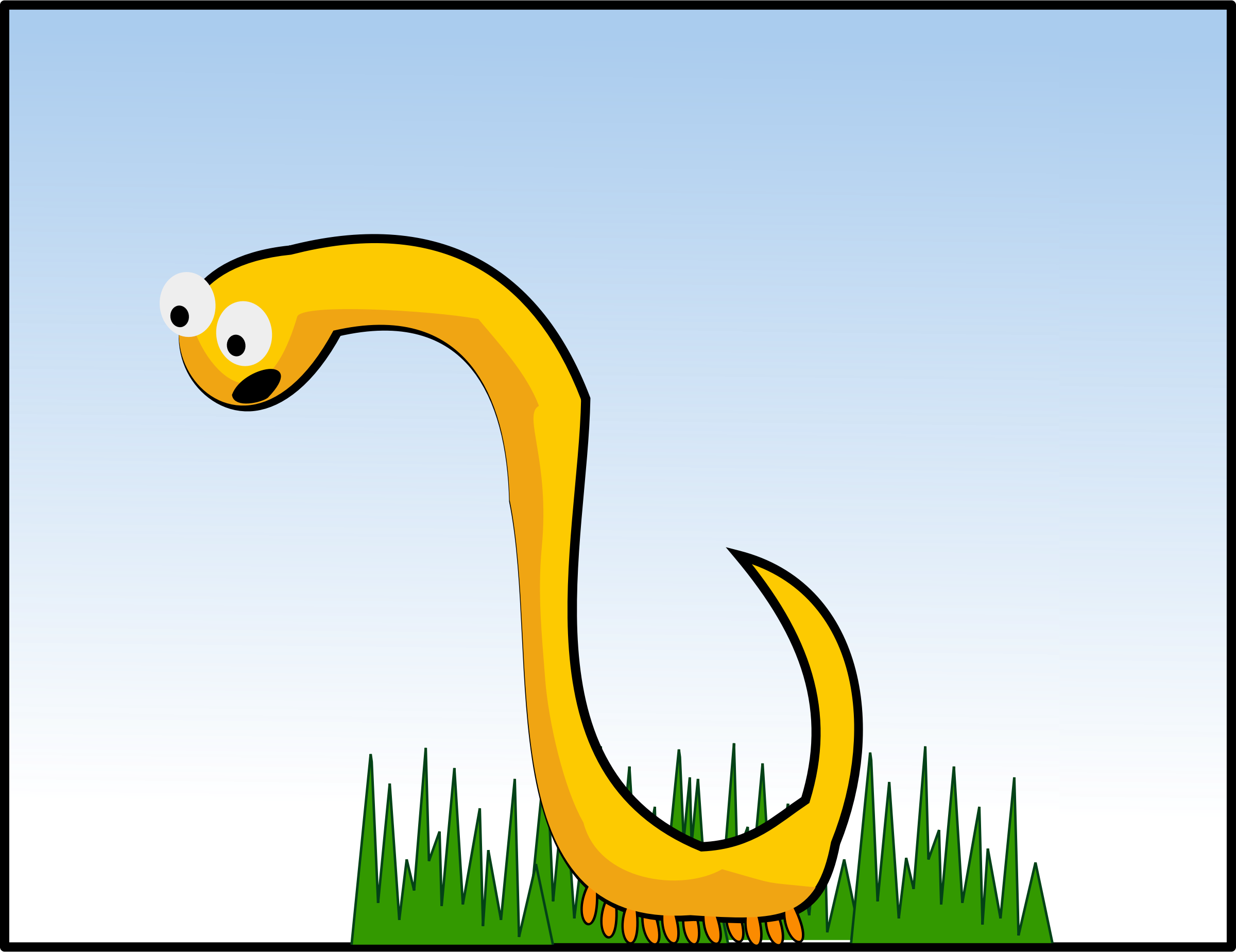 Earthworm Cartoon Free Yellow Worm - Illustration (2400x1848)