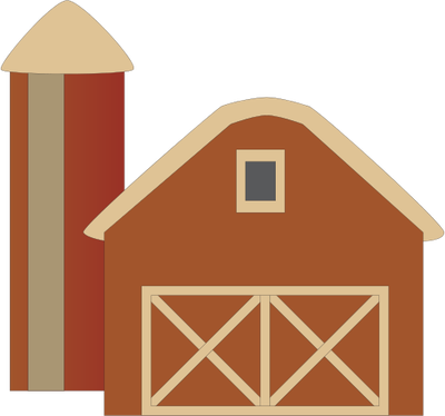 Awesome Barn And Silo Images Barn Svg Barn Svg - Barn Clipart Transparent Background (400x374)