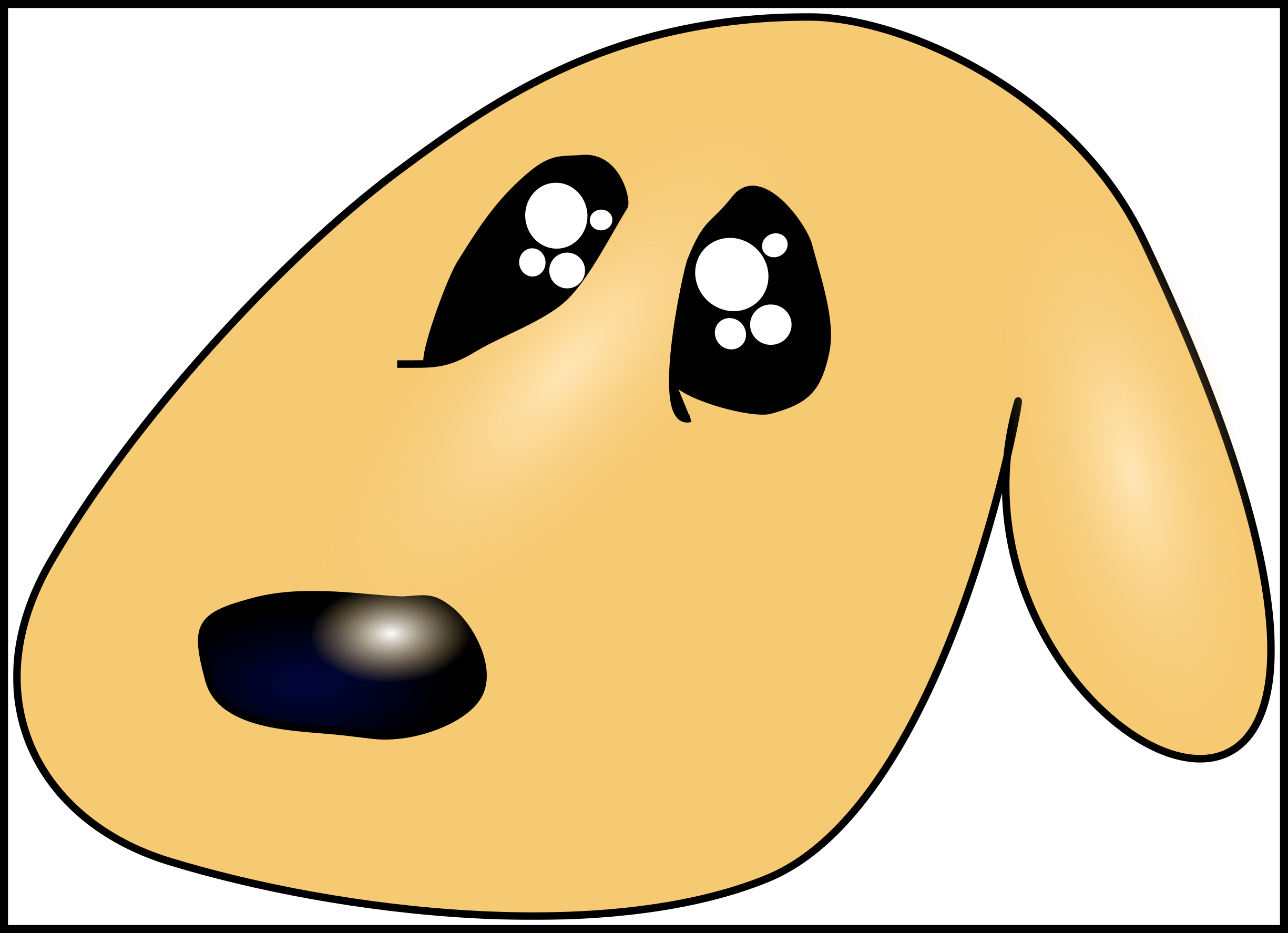 Dog Cartoon Dog Cartoon Sad Inspiring Sad Puppy Best - Dog (2450x1775)