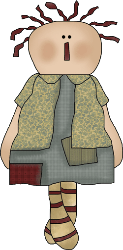 Résultat De Recherche D'images Pour "clipart Primitive - Raggedy Ann (250x505)