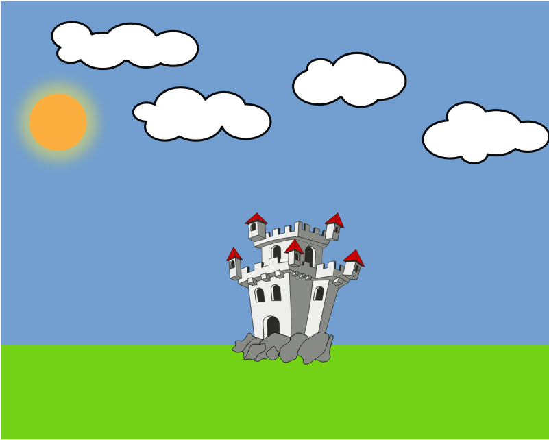 Clipart - Castle - Clipart - Castle (800x800)