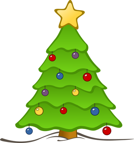 , Khaki Pants, No Jeans, And Black Shoes - Christmas Tree Clipart Transparent Background (433x464)