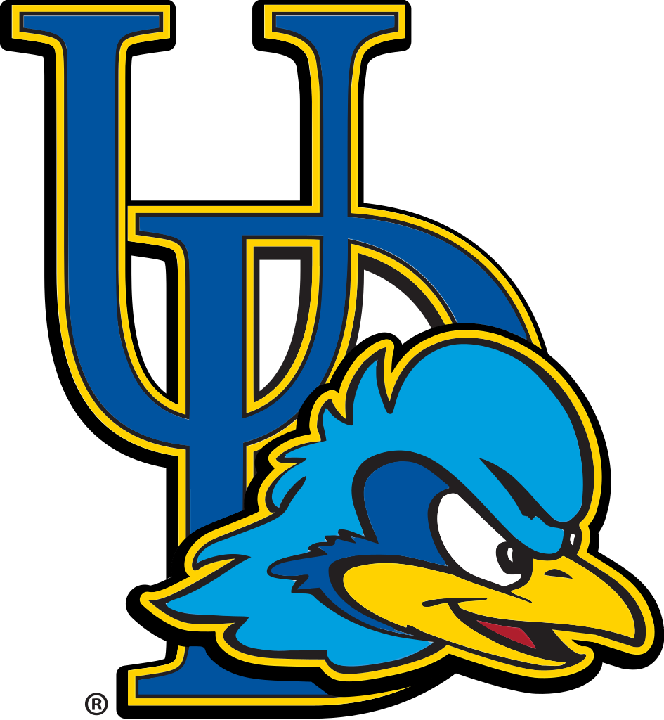 Elon College Vs Delaware - University Of Delaware Blue Hen (945x1024)