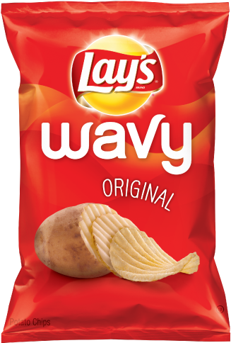 Lay's® Wavy Original Potato Chips - Hot Lays Potato Chips (334x483)