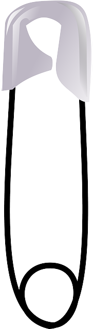 Clip Baby, Pin, People, Safety, Timothy, Whit, Cartoon, - Cartoon Black And White Pin (320x640)