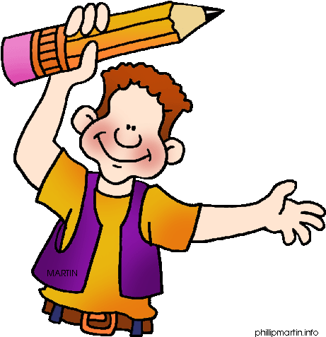 Student Writing Clipart - Philip Martin Clip Art (481x504)