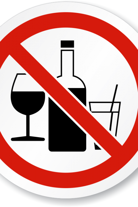 No Alcohol Allowed Signs 289245 - Smartsign By Lyle Smartsign Plastic Sign, Legend No (480x720)