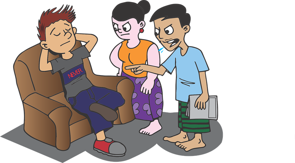 Student Computer Cliparts 12, Buy Clip Art - Lazy Kid Cartoon (960x532)