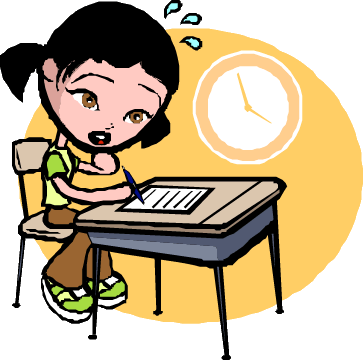 Student Sweating Aims - Animated Pictures Of Students Studying (363x360)