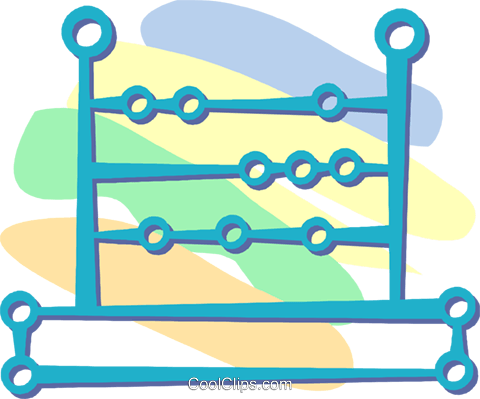 Abacus Royalty Free Vector Clip Art Illustration - Abacus Royalty Free Vector Clip Art Illustration (480x399)
