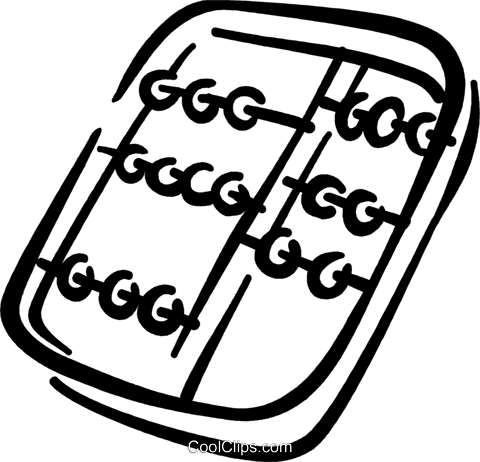 Abacus Royalty Free Vector Clip Art Illustration - Счеты Пнг (480x462)