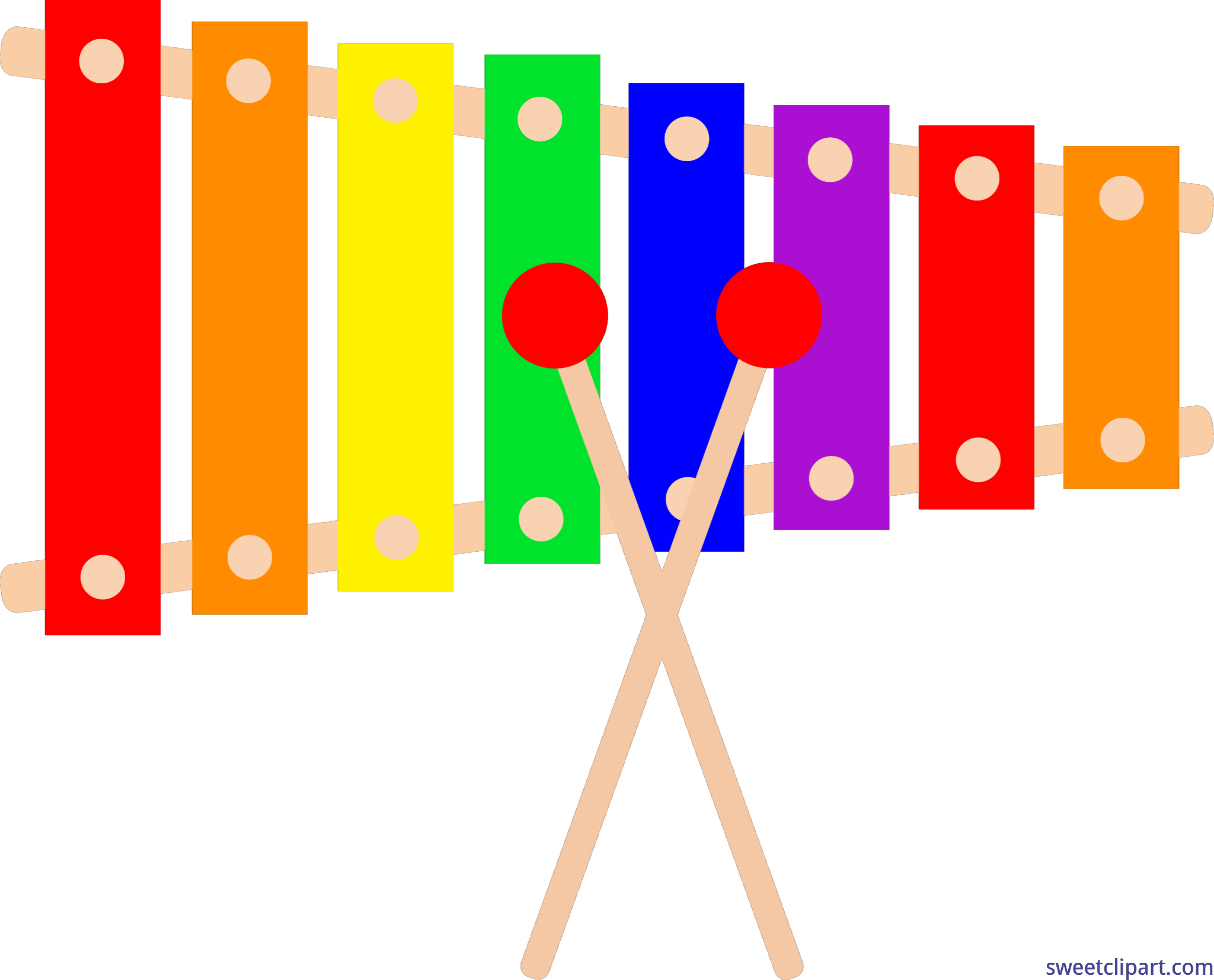 Xylophone Clipart Clip Art - Xylophone Clipart (6729x5433)