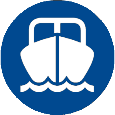 Open Water, Inc - Boat Blue Icon (400x400)