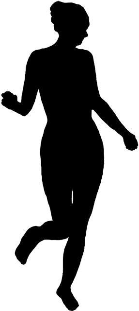 Female Silhouette - Woman Silhouette (315x650)