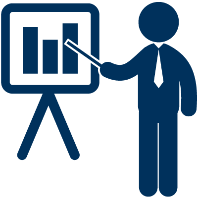 Upskilling Opportunities - Presenting Icon Png (400x400)