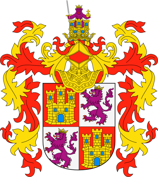Corona De Castilla - Escudo De Castilla Leon (550x615)