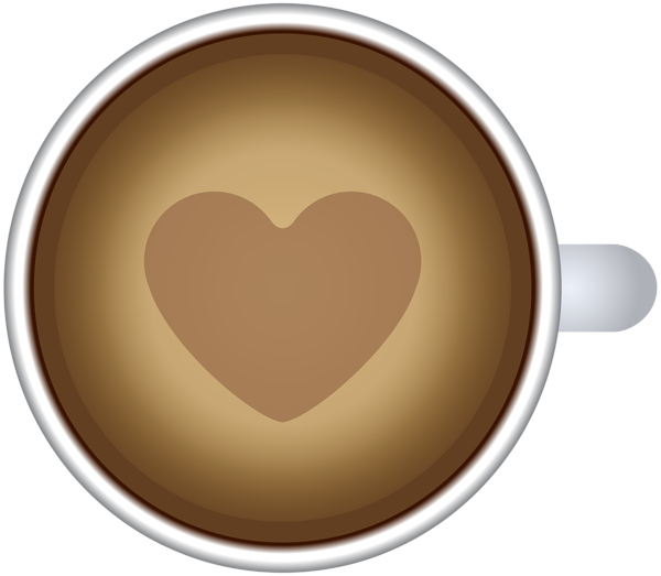 Coffee With Heart Transparent Png Clip Art Image - Icon (850x741)