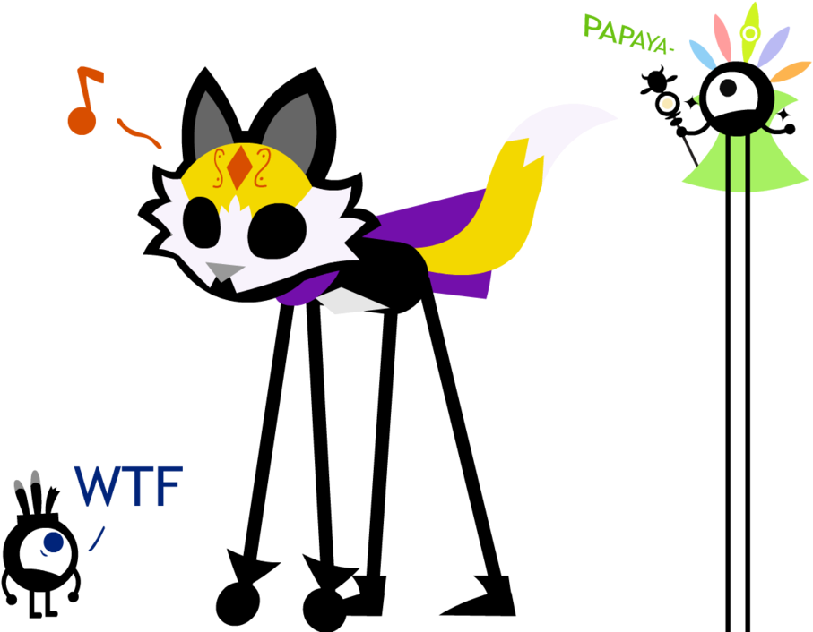 Long Leg Kitzu By Topaz The Crosscat73 - Cartoon (1024x761)