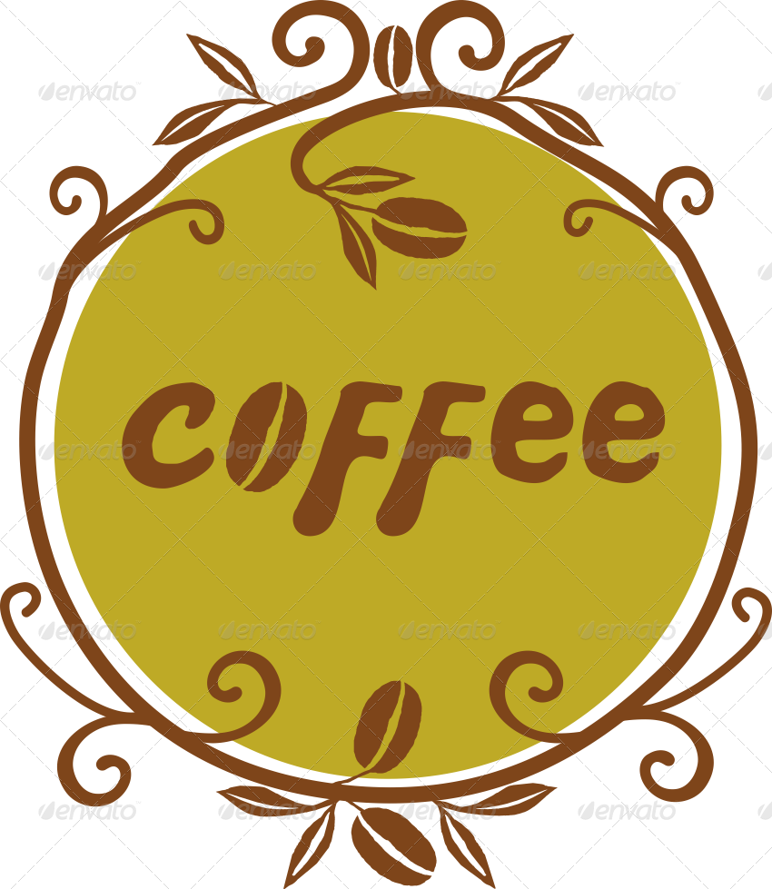 Hand Drawn Cafe Signs Images/01 Coffee Hand Drawn Illustrations - Circle (850x979)