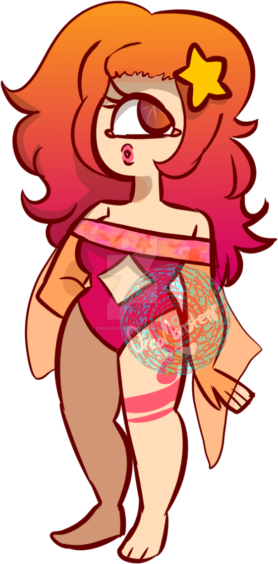 Adopt-orange Star Sapphire By Oreomonsterr - Cartoon (675x1184)
