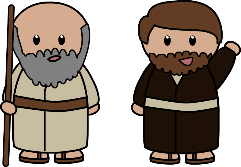 Paul Of Tarsus Clipart Icon Png - Cartoon Paul From The Bible (800x557)