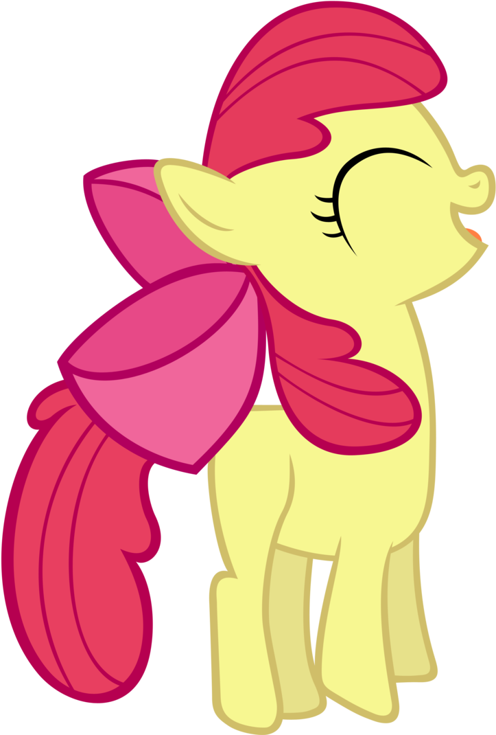 Apple Bloom Jumping By Stabzor - Mlp Bloom Jumps (740x1080)