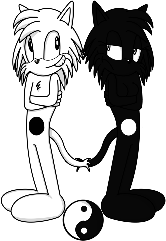 Yin And Yang By Soleonthehedgehog - Digital Art (773x1034)