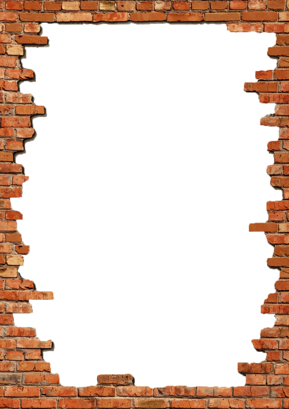 P / - Bricks Borders Clip Art (921x1300)