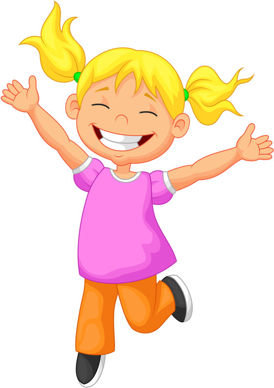 Child Free Content Clip Art - Happy Children Cartoon (598x800)