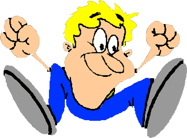 Jumping Sticker - Boy Jumping Cartoon Gif (640x480)