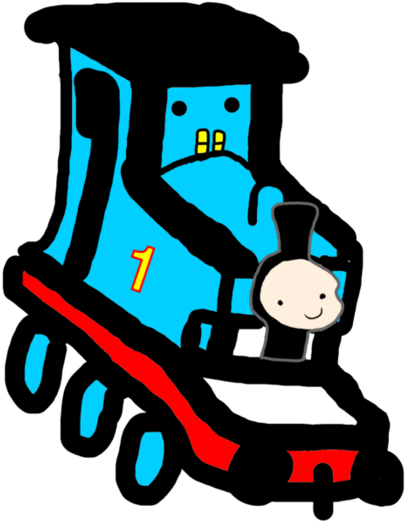 Thomas The Smol Nozomi Tank Engine By Fisherthekitten - Aggressive Inline Skating (894x894)