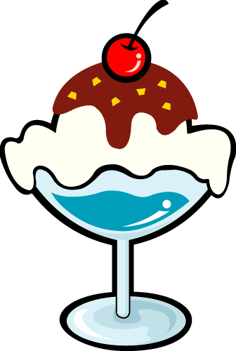 Dessert - Ice Cream Sundae Clip Art (336x500)