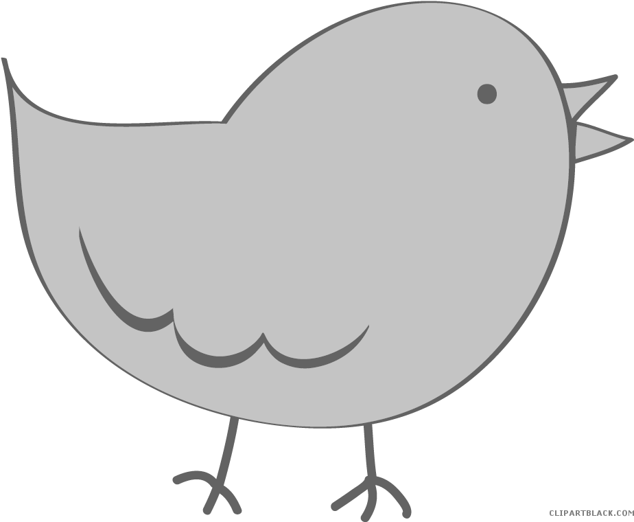 Bluebird Animal Free Black White Clipart Images Clipartblack - Clip Art (991x867)