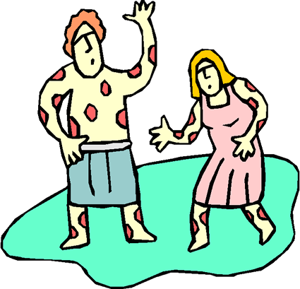 Moses Clip Art - Black Death Boils Clipart (425x409)