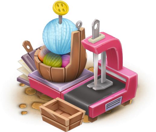 Blankets Are Made In The Sewing Machine - Hay Day Sewing Machine (516x516)