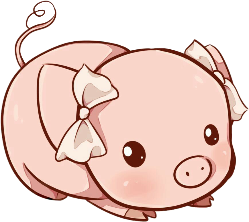 Freeedit Petsandanimals Pig Rose Cutie People Cute - Cute Pig Drawing (869x773)